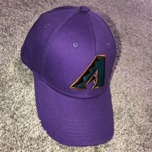 Diamond Backs purple Baseball Cap